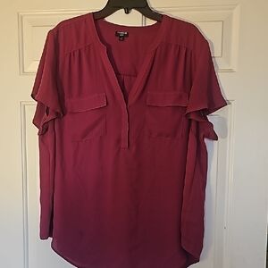 Torrid Women's Berry Blouse